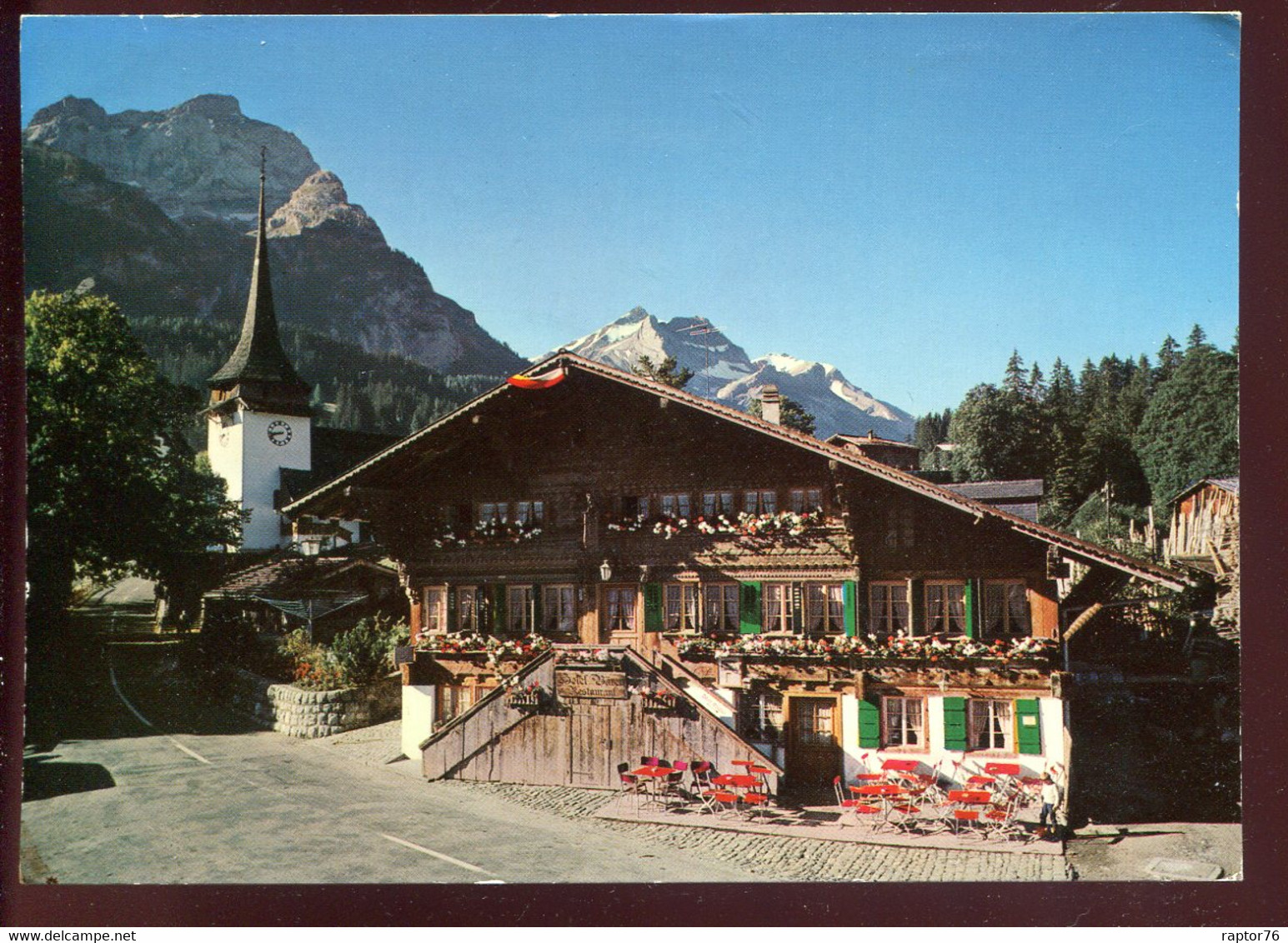 CPM Suisse GSTEIG Châlet Suisse Et Le Massif Des Diablerets - Gsteig Bei Gstaad