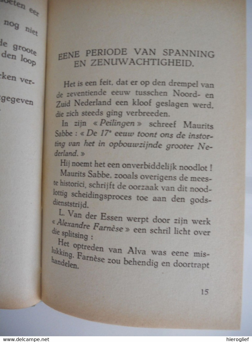 HET STREVEN NAAR EENE VOLMAAKTE INRICHTING VAN DEN STAAT Op Drempel 17e Eeuw Antoon De Saedeleer De Seizoenen 45 - Histoire