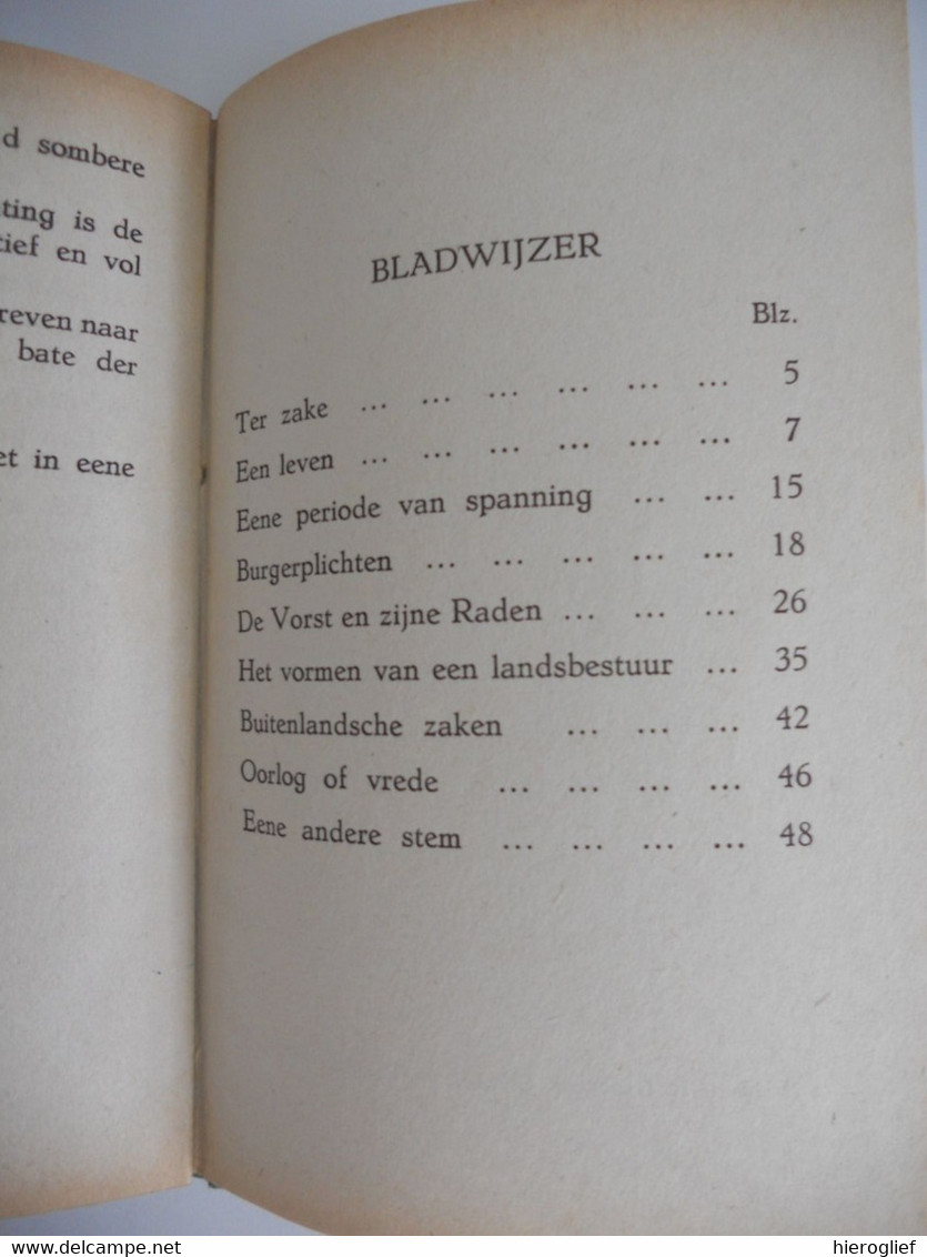 HET STREVEN NAAR EENE VOLMAAKTE INRICHTING VAN DEN STAAT Op Drempel 17e Eeuw Antoon De Saedeleer De Seizoenen 45 - Histoire