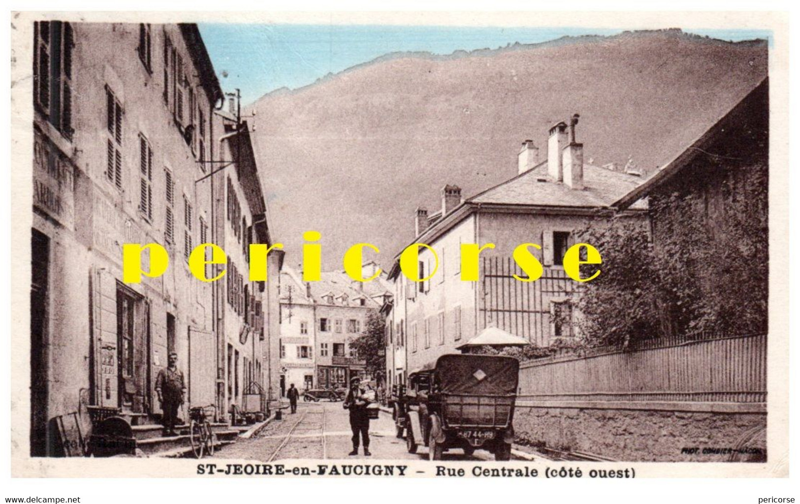 74 Saint Jeoire En Faucigny  Rue Centrale ( Coté Ouest) - Saint-Jeoire