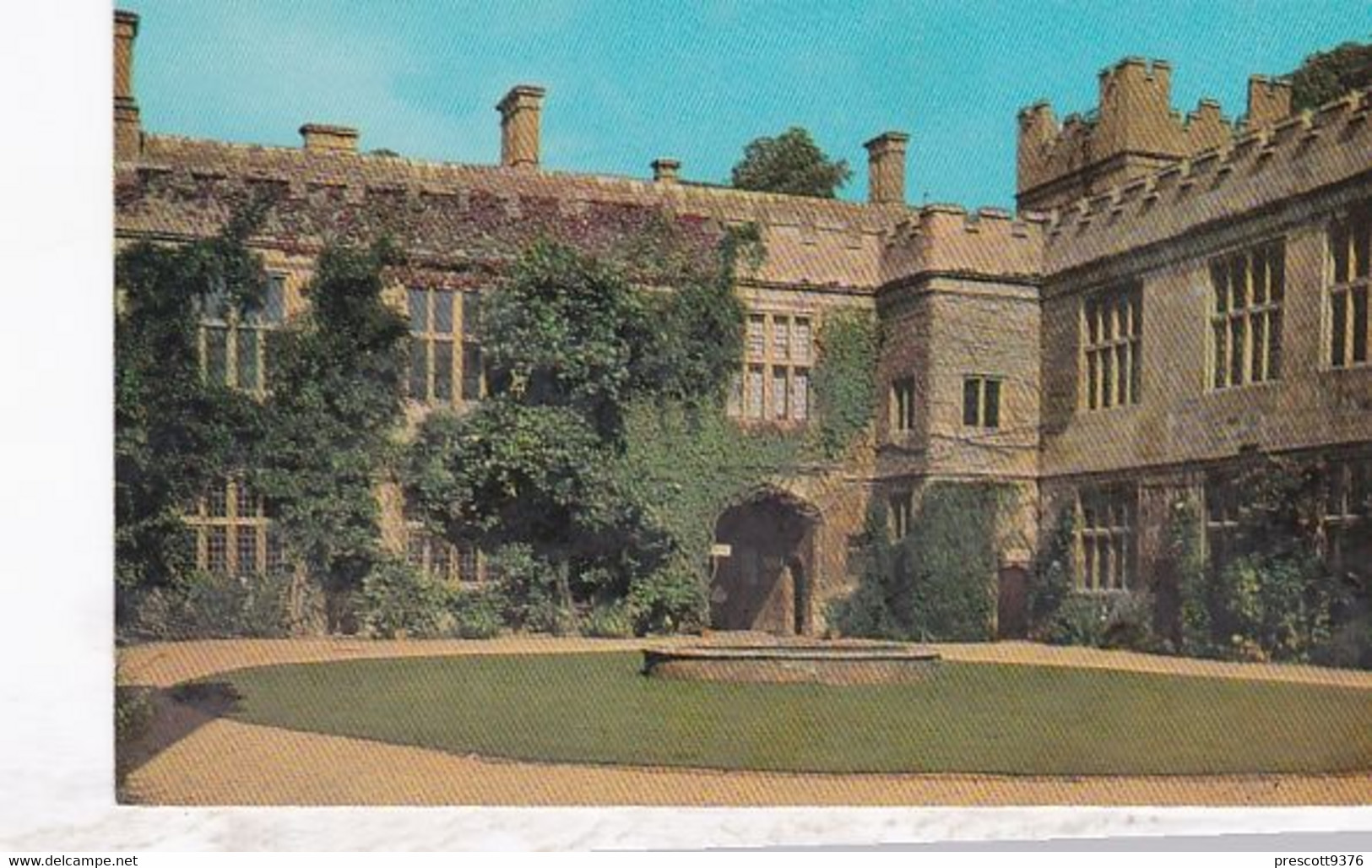 Unused J Arthur Dixon Postcard, Gloucestershire, Sudeley Castle Courtyard - Cheltenham