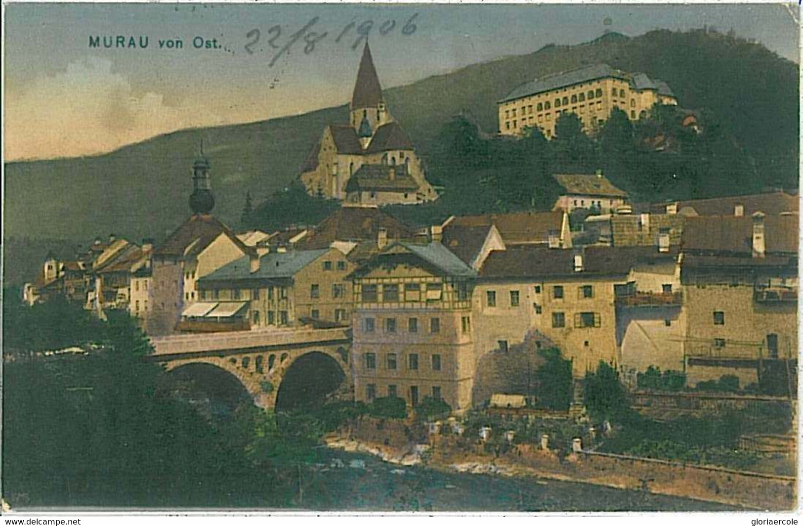 19963 - VINTAGE POSTCARD Ansichtskarten - AUSTRIA - MURAU 1906 - Mureck