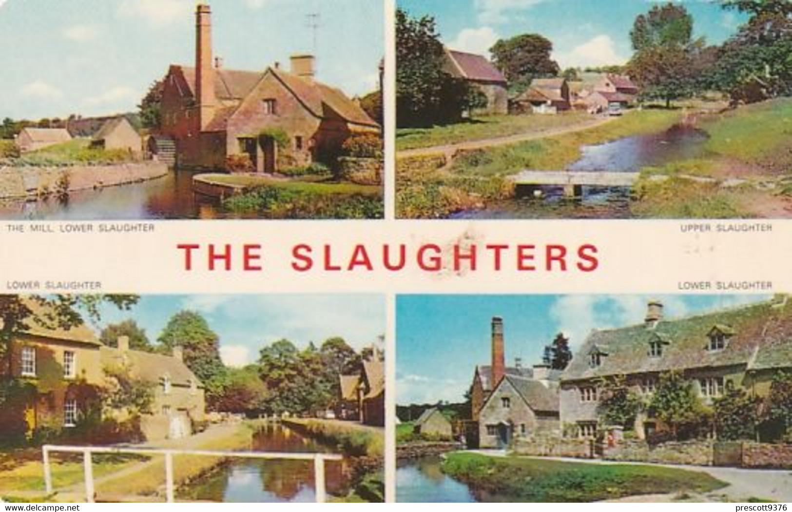 Unused  Postcard, Gloucestershire, The Slaughters Multiview - Cheltenham