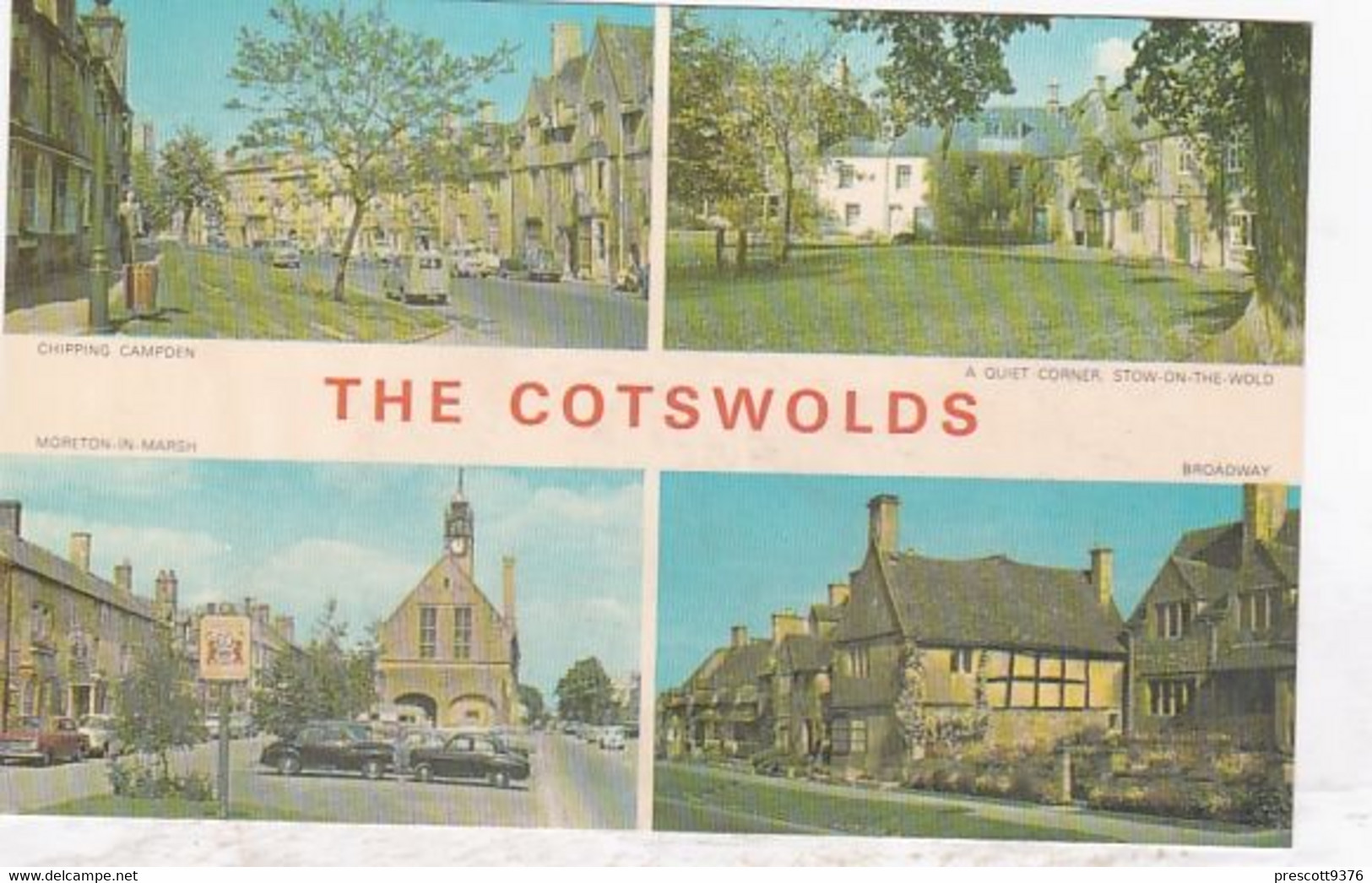 Unused  Postcard, Gloucestershire, The Cotswolds Multiview - Cheltenham