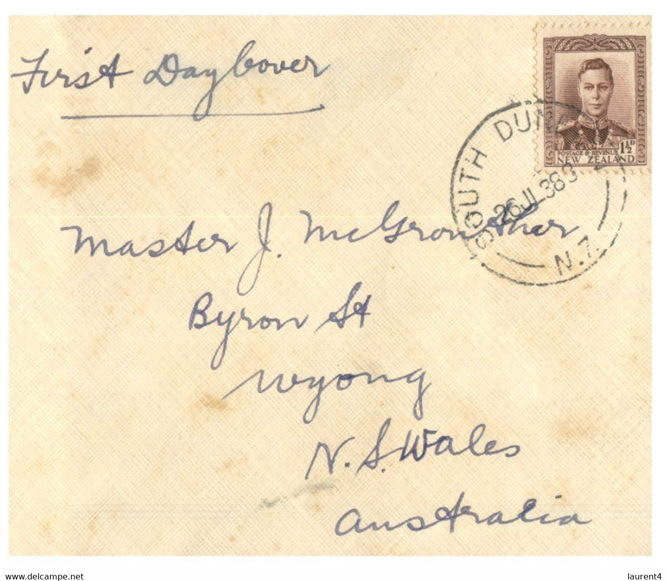 (V V 17) New Zealand Cover Posted To Australia - 1948 (1st Flight From Christchurch To Sydney) - Covers & Documents