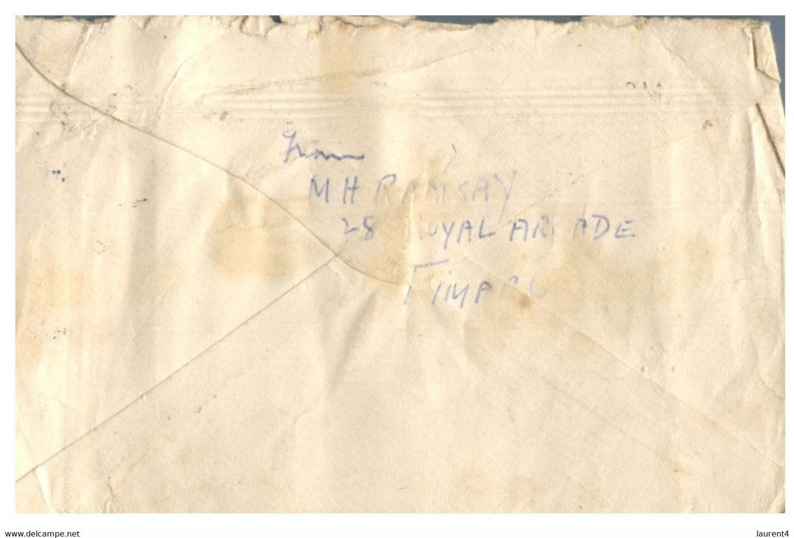 (V V 17) New Zealand Cover Posted To Australia - 1930 ? - Lettres & Documents