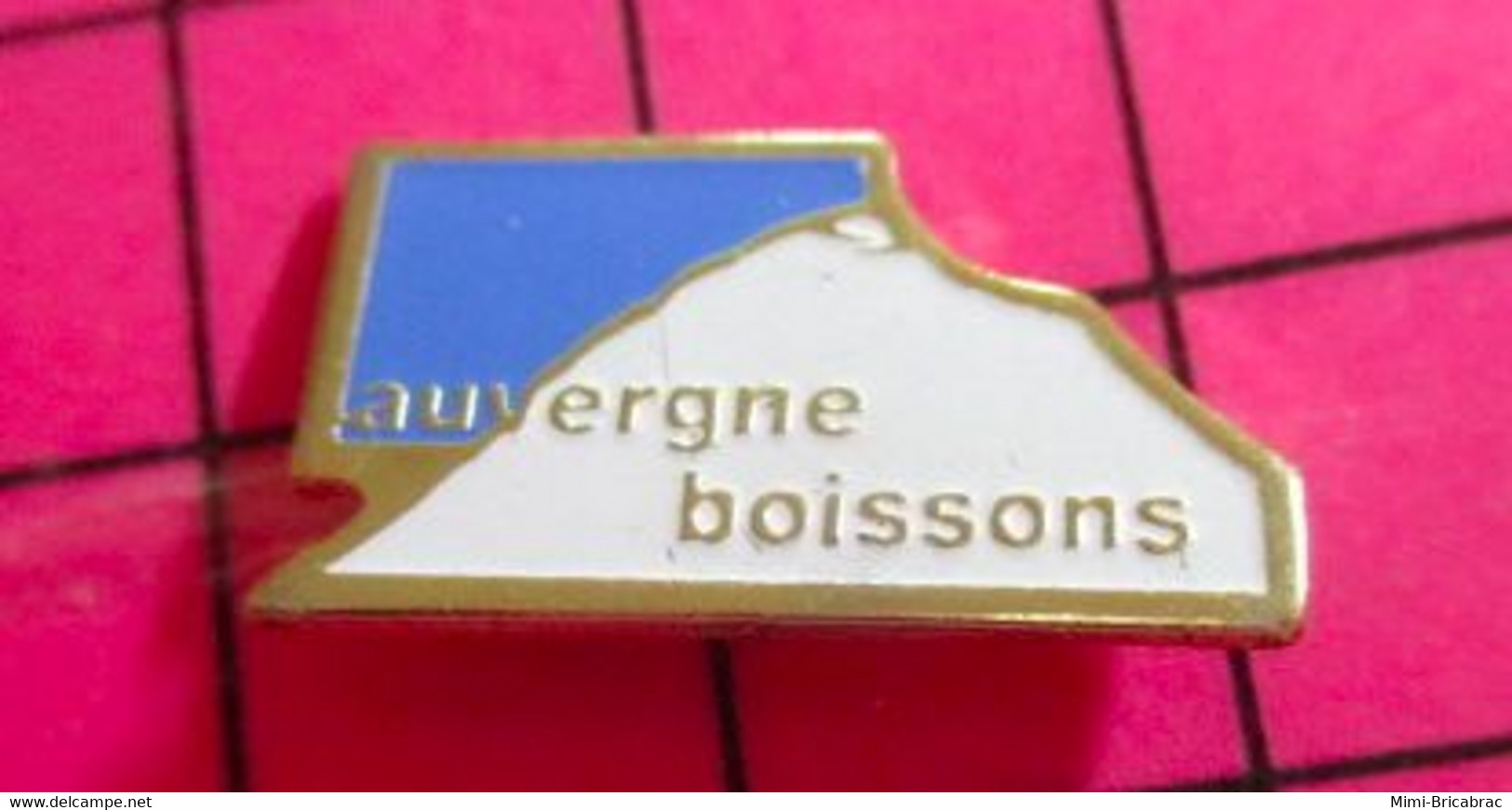 817 Pin's Pins / Beau Et Rare / THEME : BOISSONS / AUVERGNE BOISSONS ça, Y'a Des Bons Clients Là Bas ! - Boissons