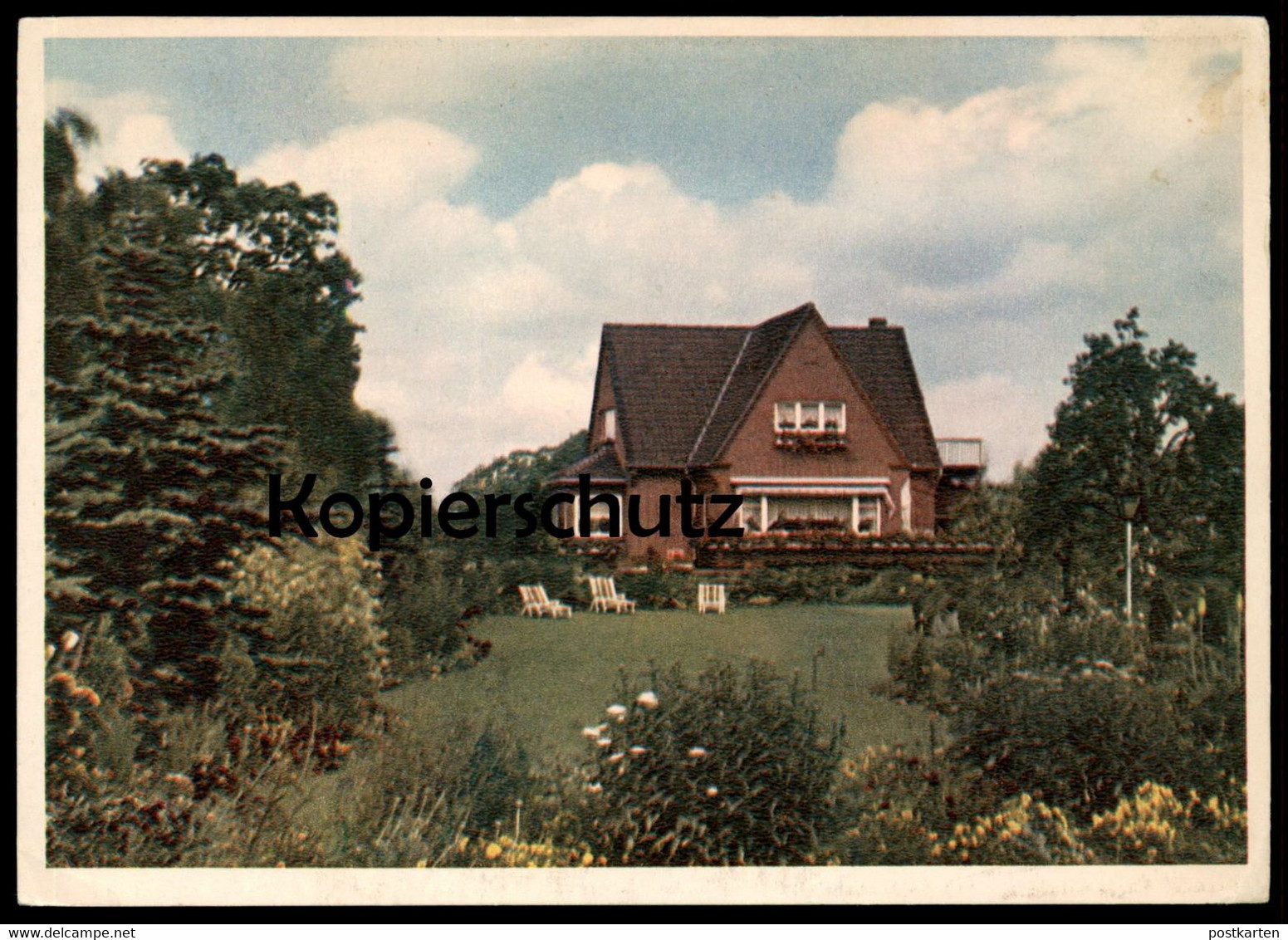 ALTE POSTKARTE ELMSHORN HORSTMANN GROSSGÄRTNEREI SAATFACHGESCHÄFT BAUMSCHULE GARTENBAU Cpa Postcard Ansichtskarte AK - Elmshorn