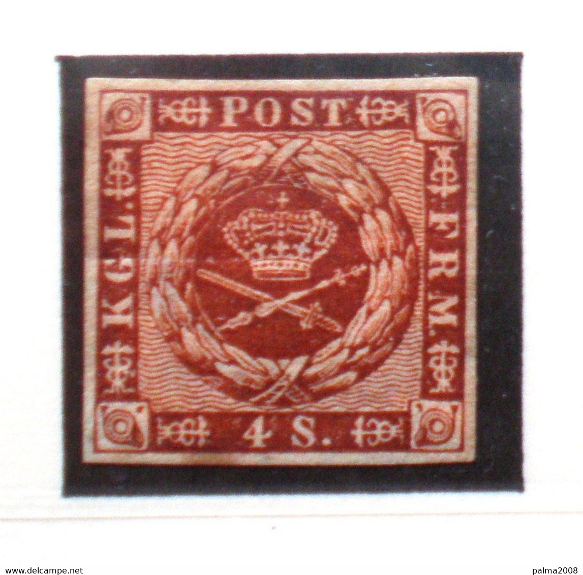 DINAMARCA - IVERT Nº 8 - NUEVO SIN GOMA - ...-1851 Prephilately