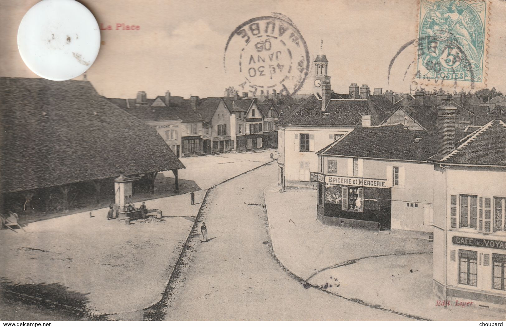 10 - Carte Postale Ancienne De  PINEY     La Place - Autres & Non Classés