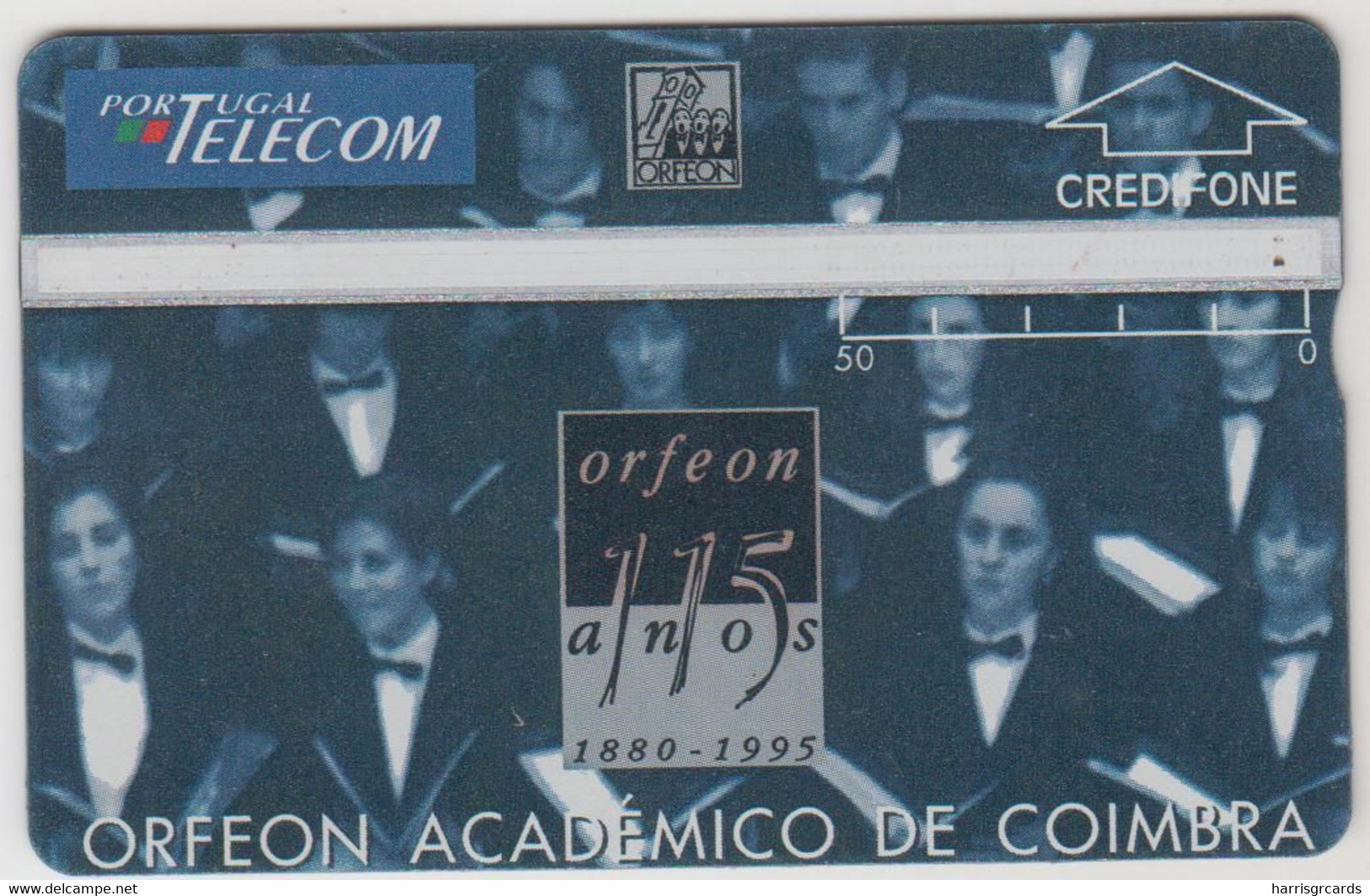 PORTUGAL - Orfeon Académica Coimbra 115 Anos, Telecom Portugal 50 U, CN:509A,Tirage 53.000, 01/95,used - Portugal