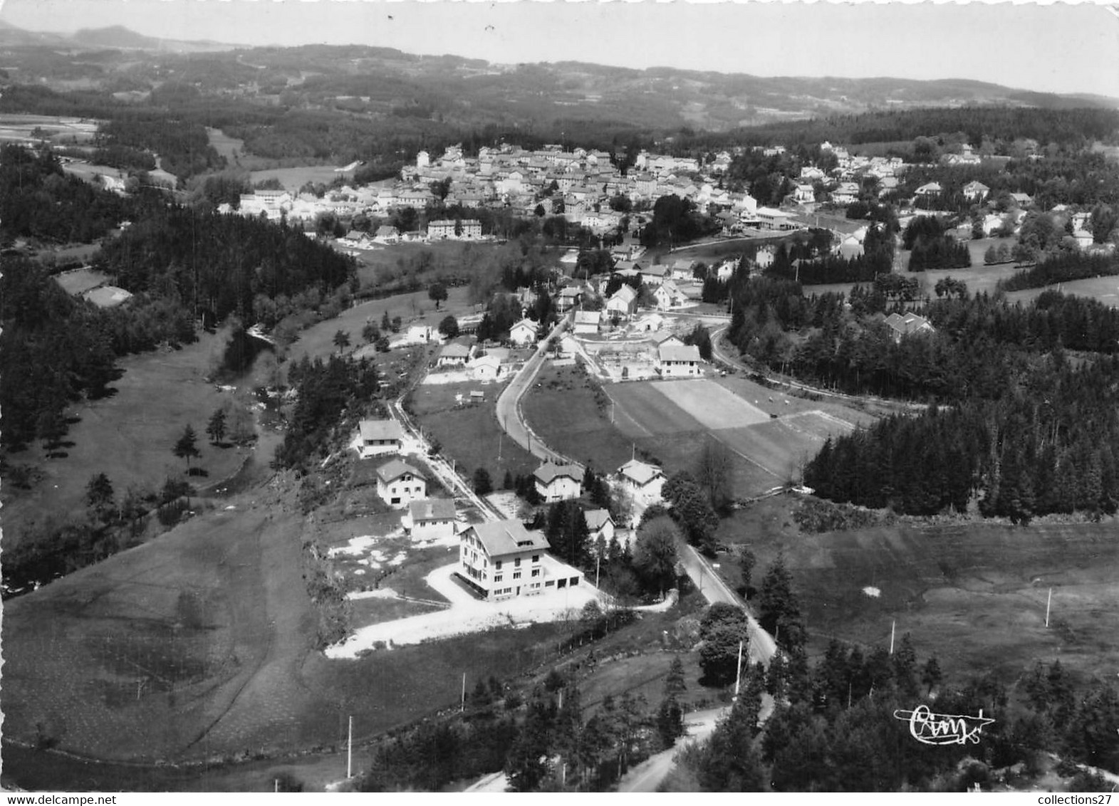 43-LE-CHAMBON-SUR-LIGNON- VUE AERIENNE - Le Chambon-sur-Lignon