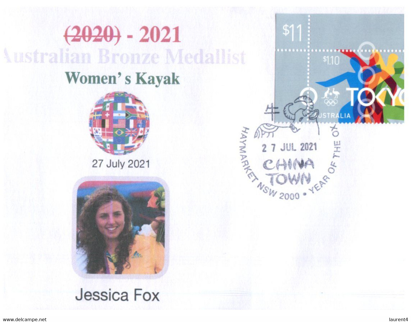 (VV 17 A) 2020 Tokyo Summer Olympic Games - Bronze Medal - 27-7-2021 - Women's Kayak - Jessica Fox - Summer 2020: Tokyo