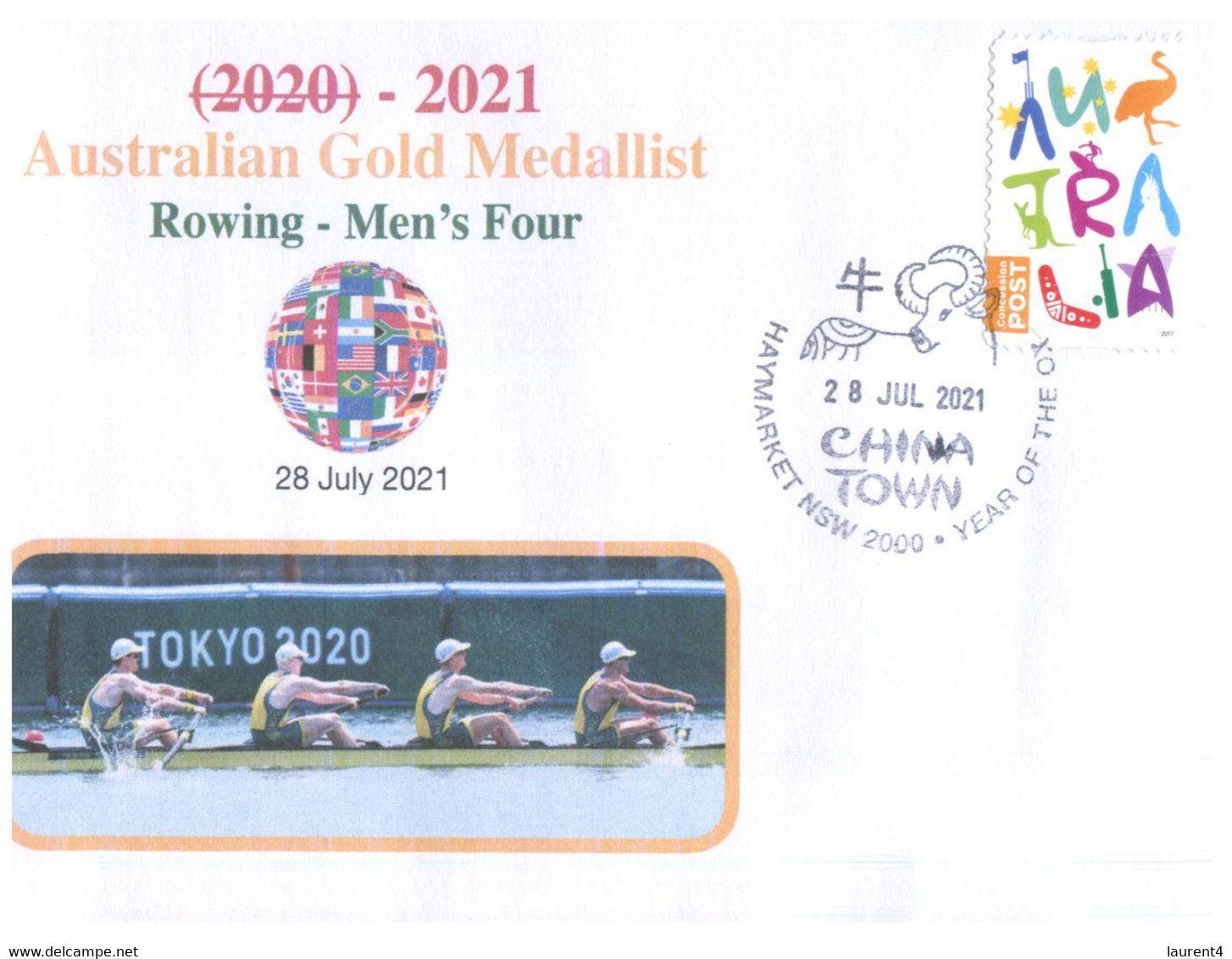 (VV 17 A) 2020 Tokyo Summer Olympic Games - Gold Medal - 28-7-2021 - Men's Four (Rowing) - Sommer 2020: Tokio