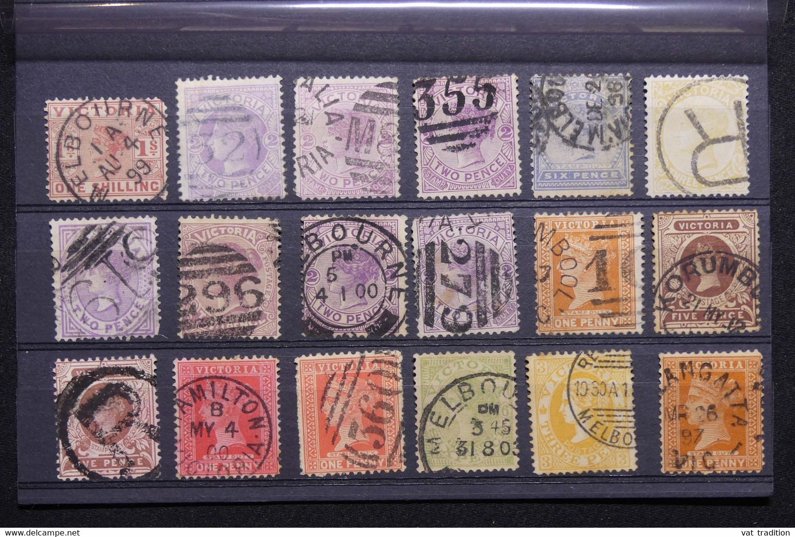 AUSTRALIE / VICTORIA - Lot De 18 Valeurs Oblitérés, Pour étude  - L 102629 - Used Stamps