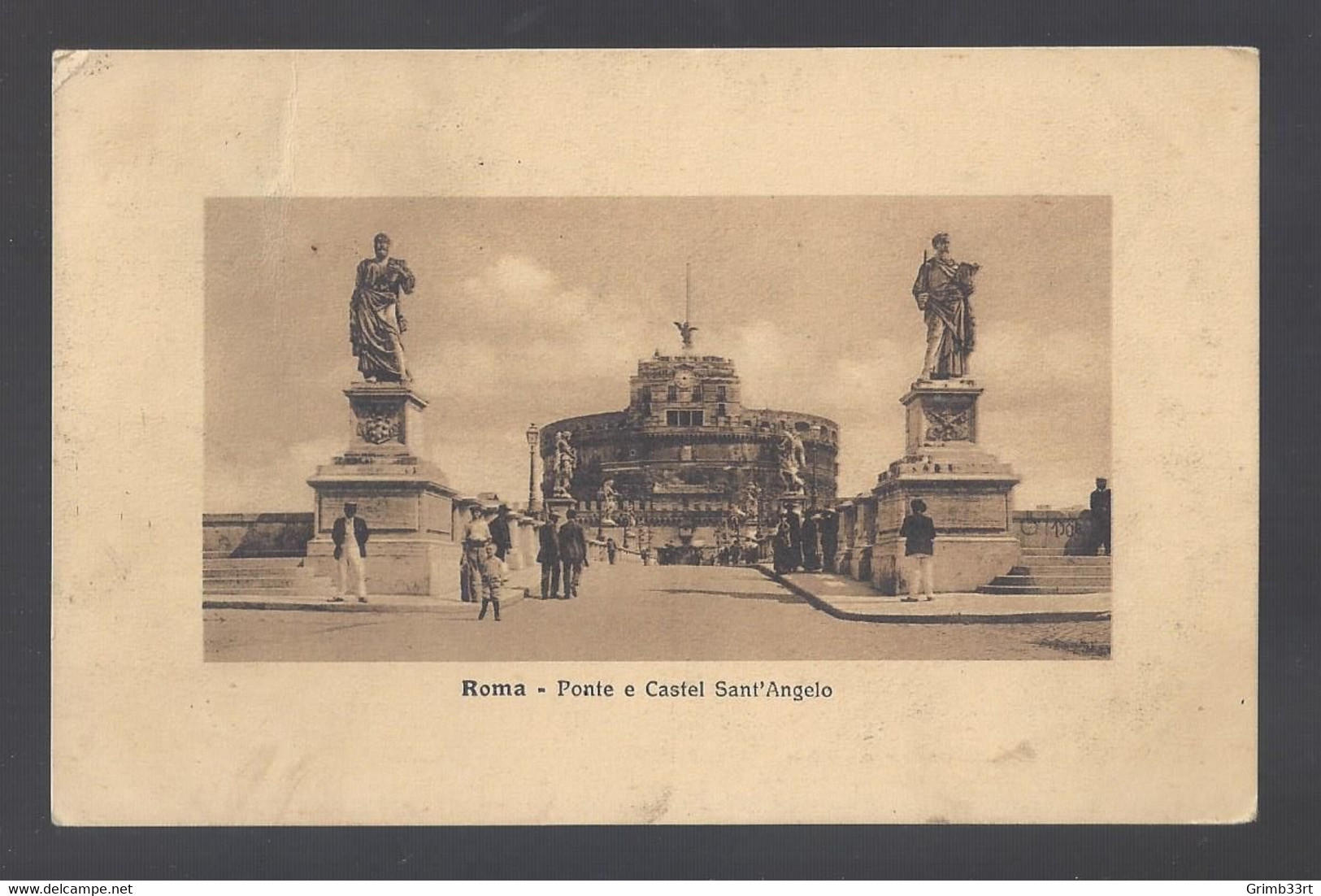 Roma - Ponte E Castel Sant'Angelo - Postkaart - Pontes