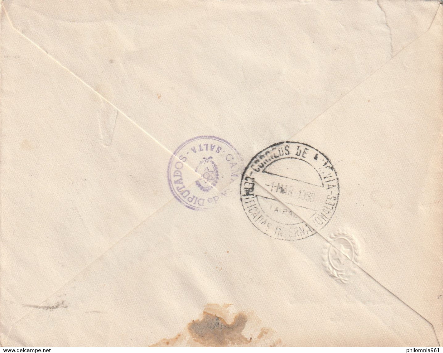 ARGENTINA AIRMAIL COVER 1950 - Voorfilatelie