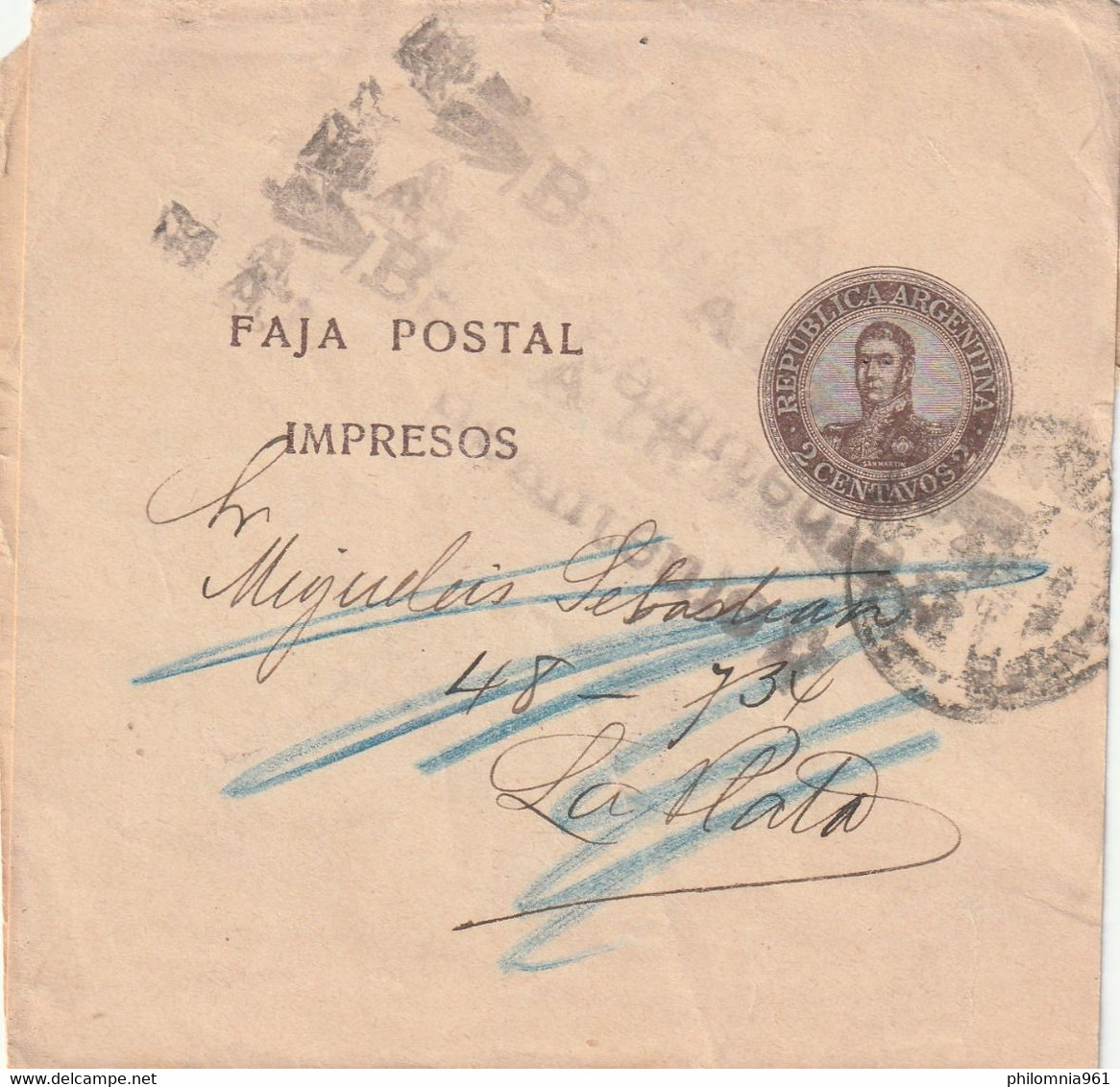 ARGENTINA AIRMAIL COVER - Prefilatelia