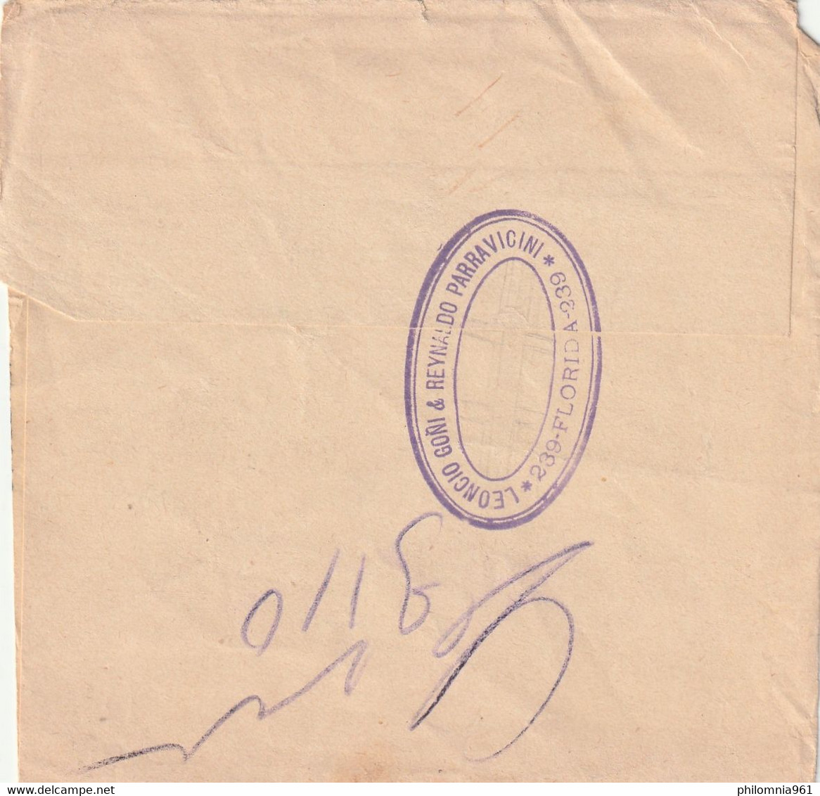 ARGENTINA AIRMAIL COVER - Voorfilatelie