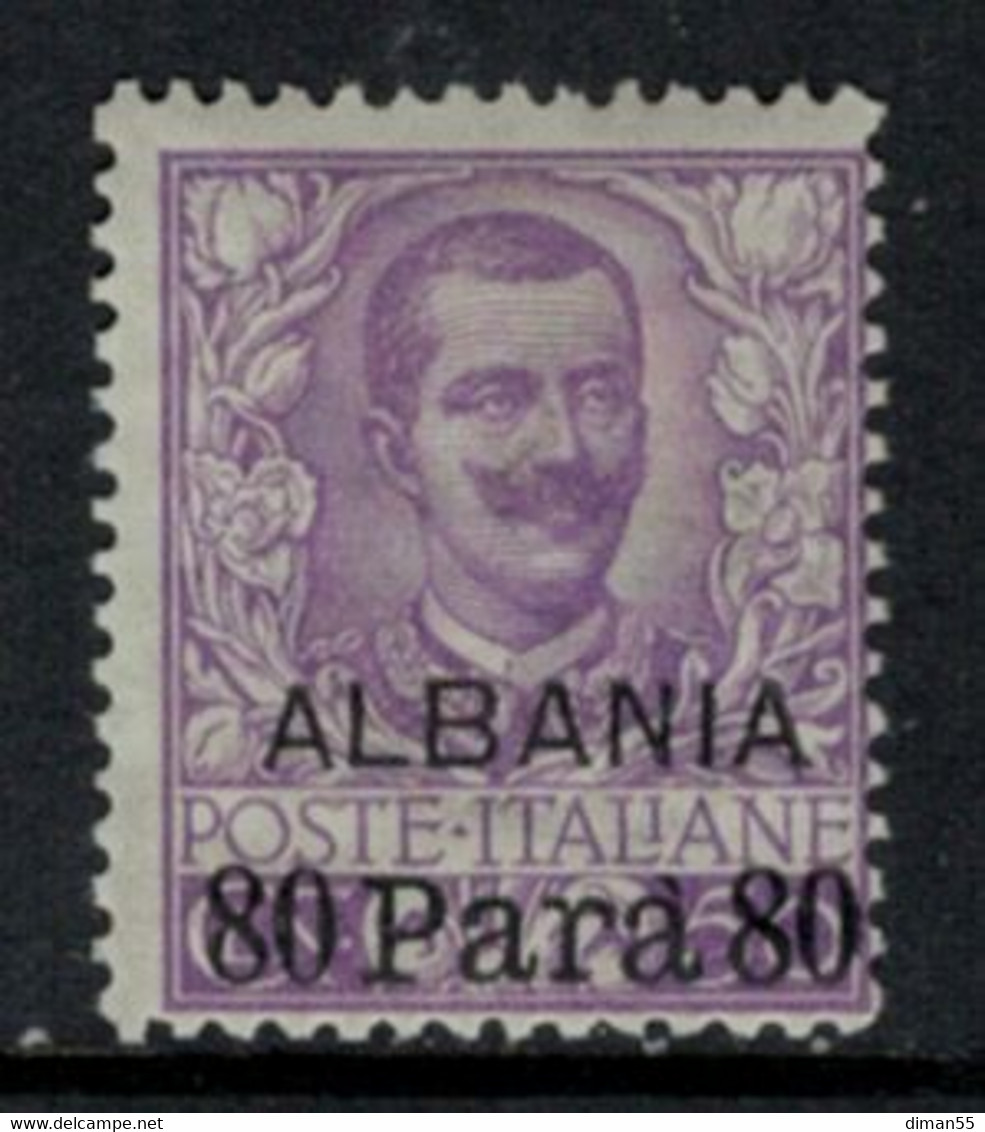 ITALIA - ALBANIA OFFICES - Sassone N. 9 - MH* Linguellato - Albanien