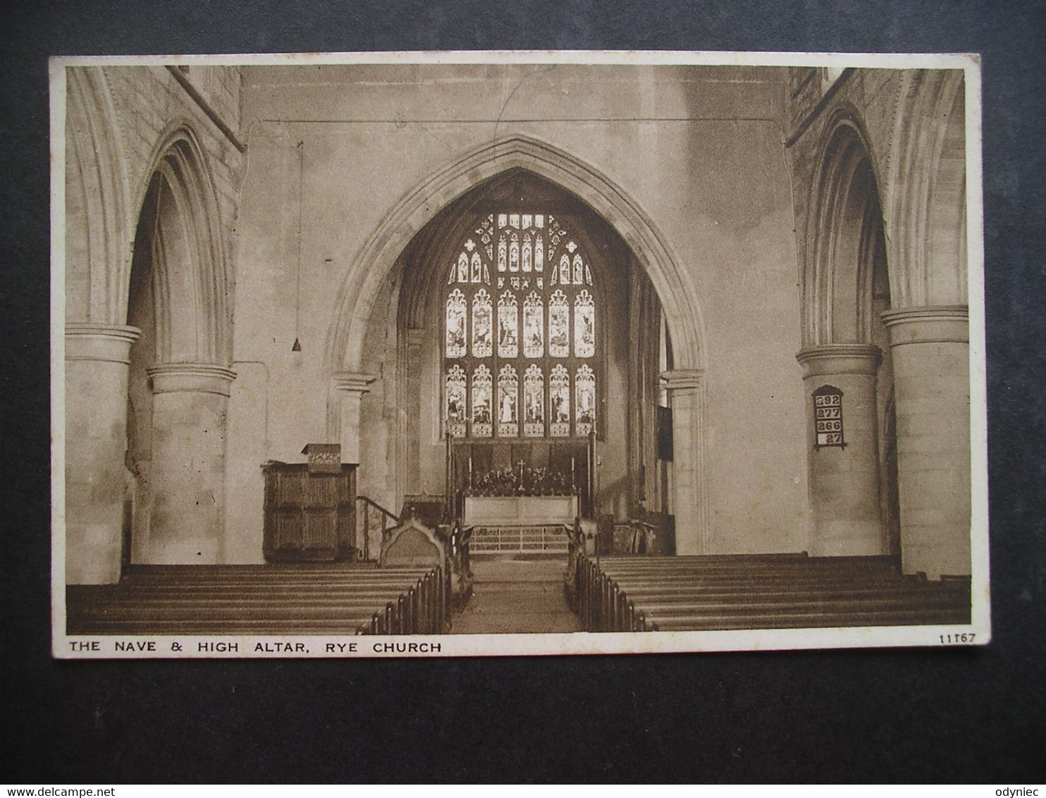 The Nave & High Altar,Rye Church - Rye