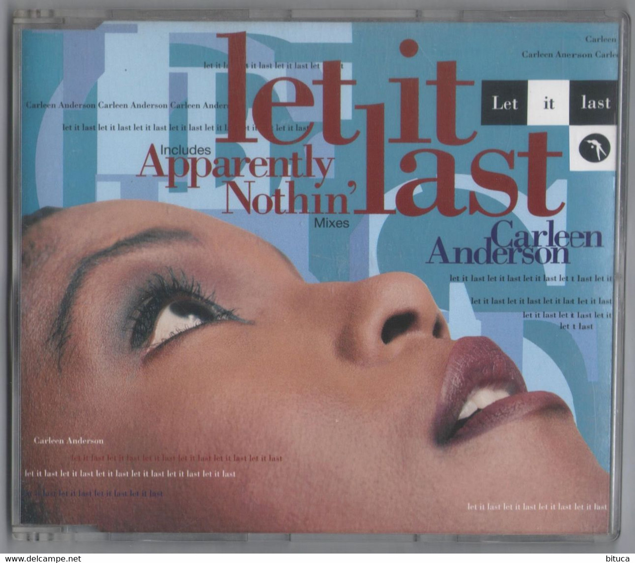 CD 4 TITRES CARLEEN ANDERSON LET IT LAST INCLUDES APPARENTLY NOTHIN' MIXES  TRèS BON ETAT & RARE - Dance, Techno & House