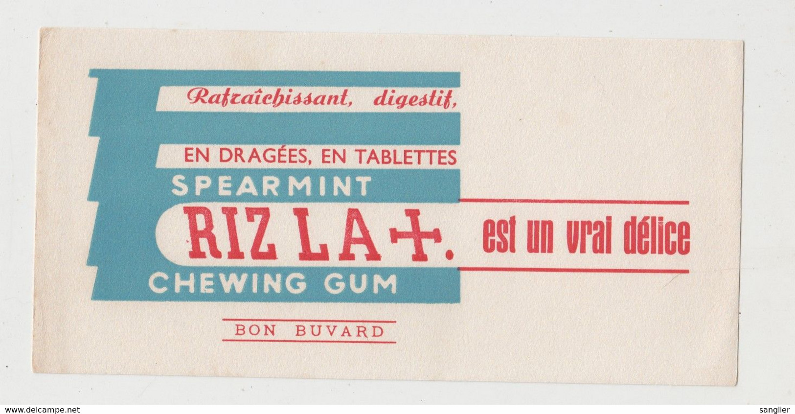 CHEWING GUM - RIZ LA + - 22 X 10.5 CM - Sucreries & Gâteaux