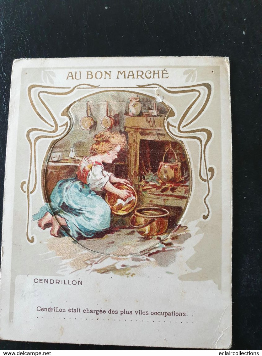 Image  Système A Dépliant   Au Bon Marché Cendrillon. Prince Et Carrosse     (voir Scan) - Andere & Zonder Classificatie