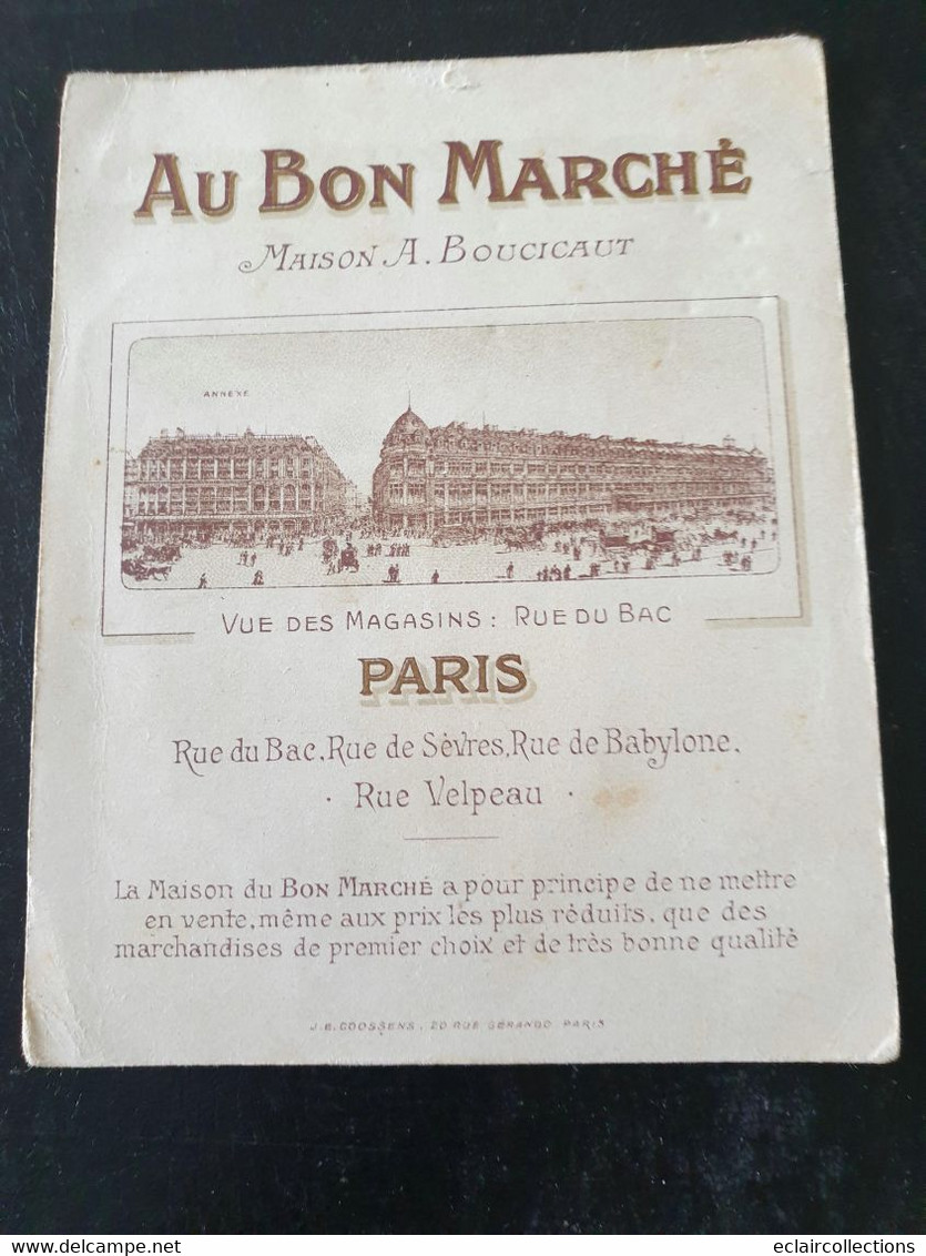 Image  Système A Dépliant   Au Bon Marché Cendrillon. Prince Et Carrosse     (voir Scan) - Sonstige & Ohne Zuordnung