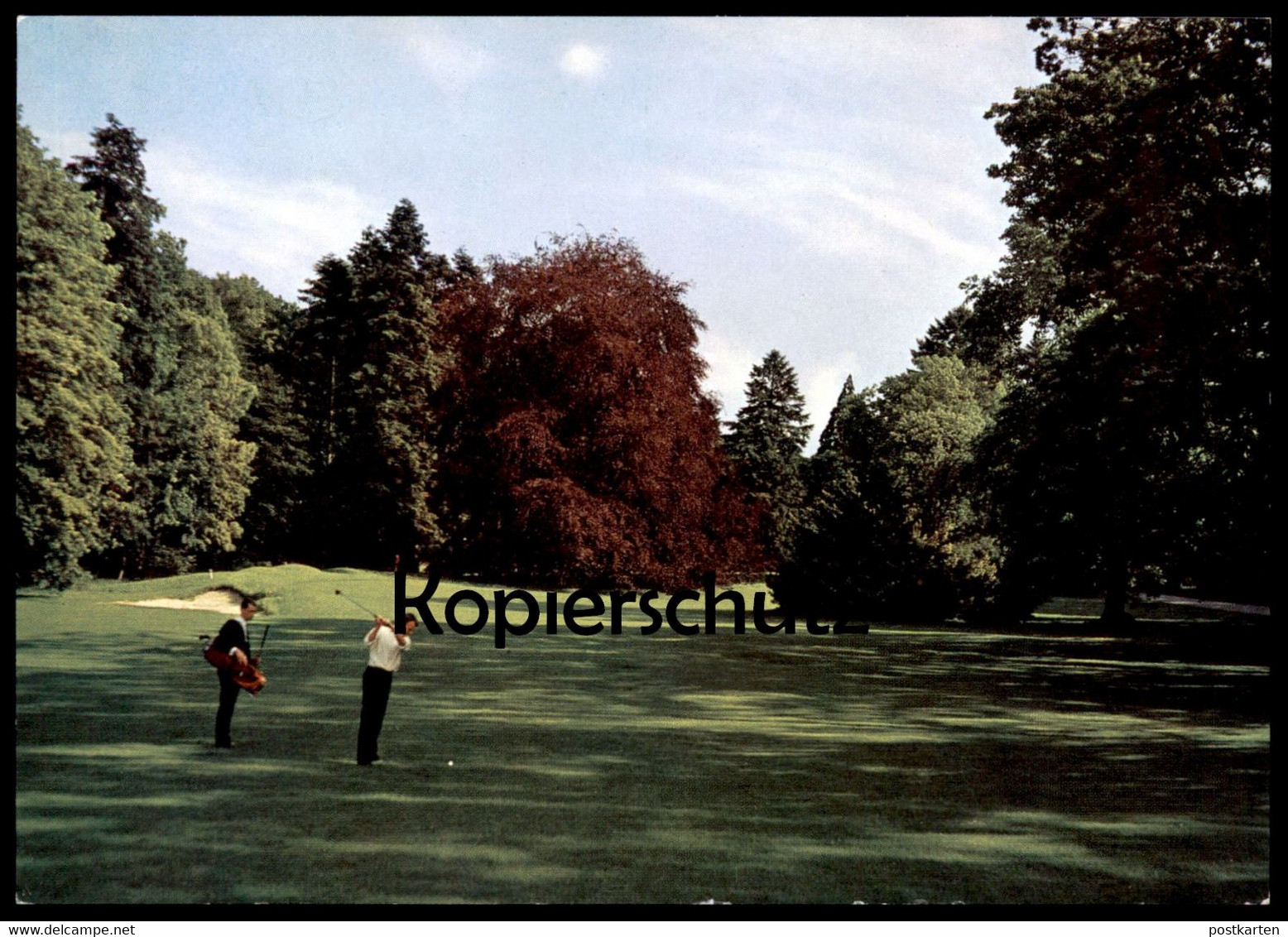 ÄLTERE POSTKARTE KRONBERG IM TAUNUS SCHLOSSHOTEL GOLFPLATZ DES SCHLOSSHOTELS GOLF Schloss Hotel Postcard Ansichtskarte - Kronberg