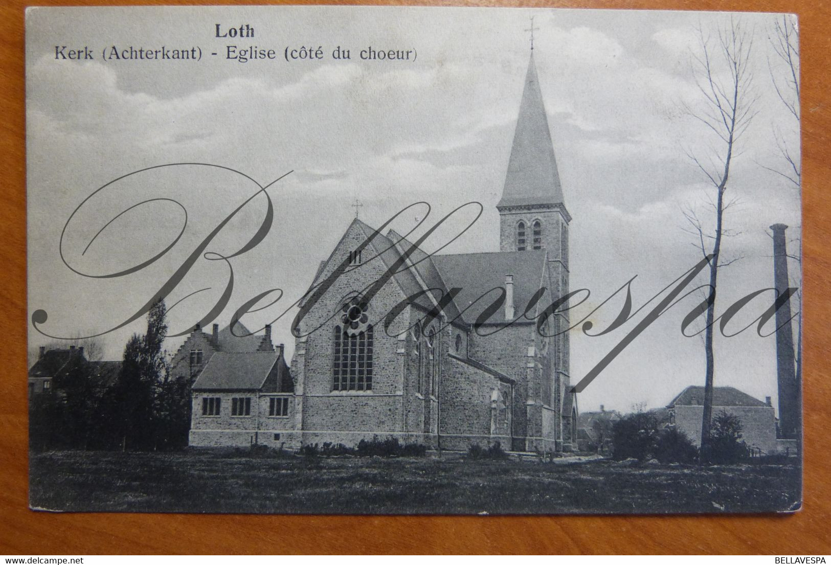 Loth Lot Beerzel Kerk Achterkant. N°327 - Beersel