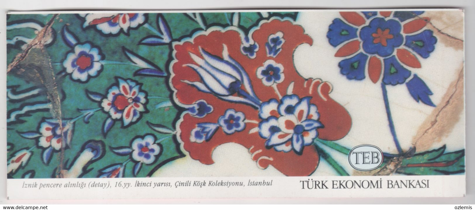 TURKISH AIRLINES TICKET ,ISTANBUL-ANTALYA -ISTANBUL 1994 - Europa