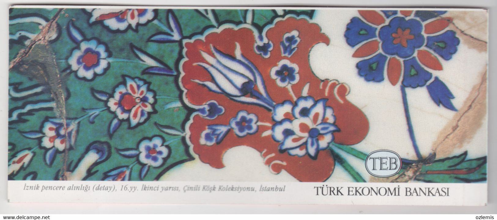 TURKISH AIRLINES TICKET ,ISTANBUL-ANTALYA -ISTANBUL 1994 - Europa