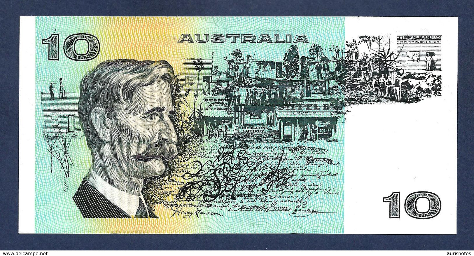 Australia 10 Dollars 1979 P45c "Sign. Knight & Stone" EF+/AU - 1974-94 Australia Reserve Bank (paper Notes)