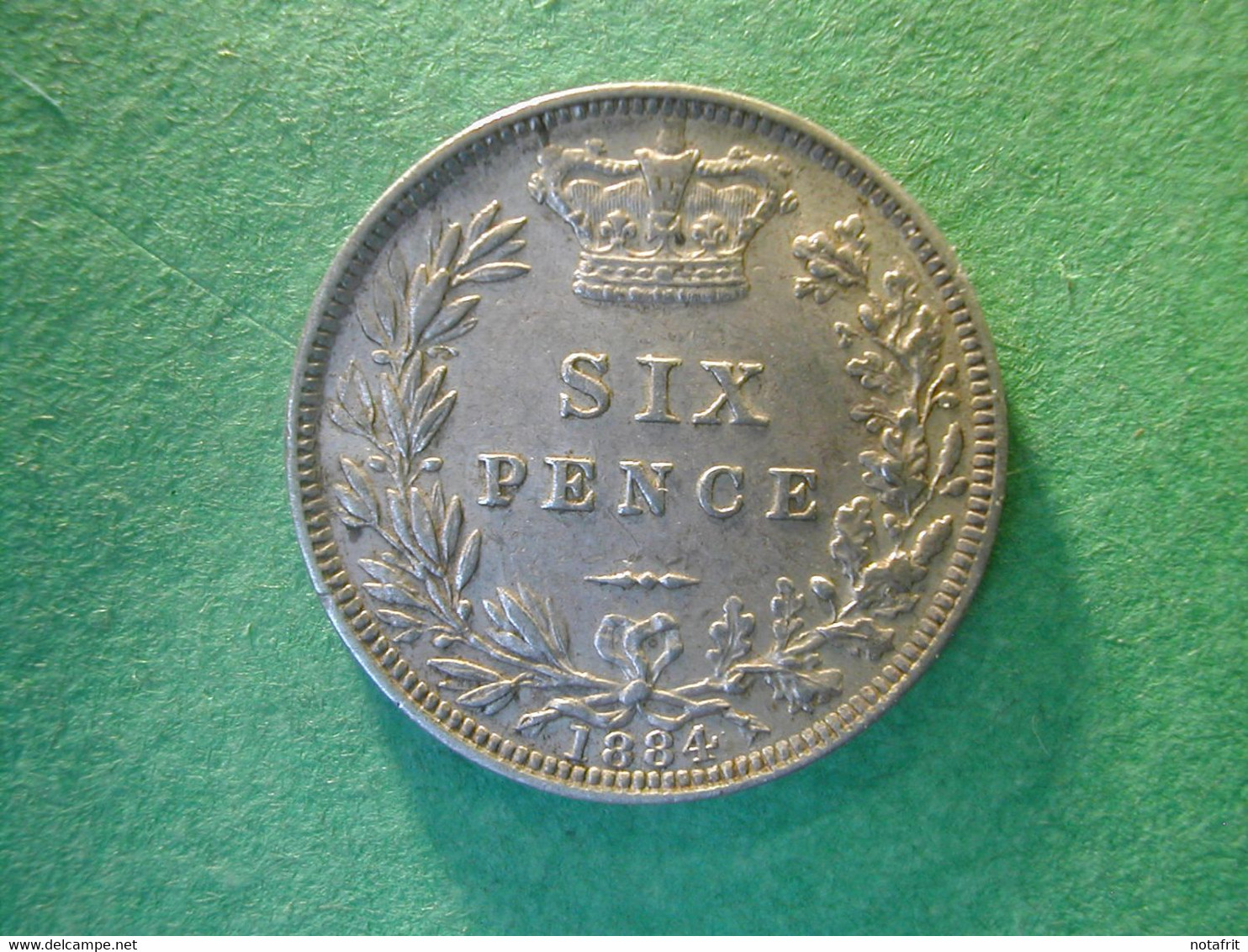 GB 6 Pence 1884 XF - H. 6 Pence