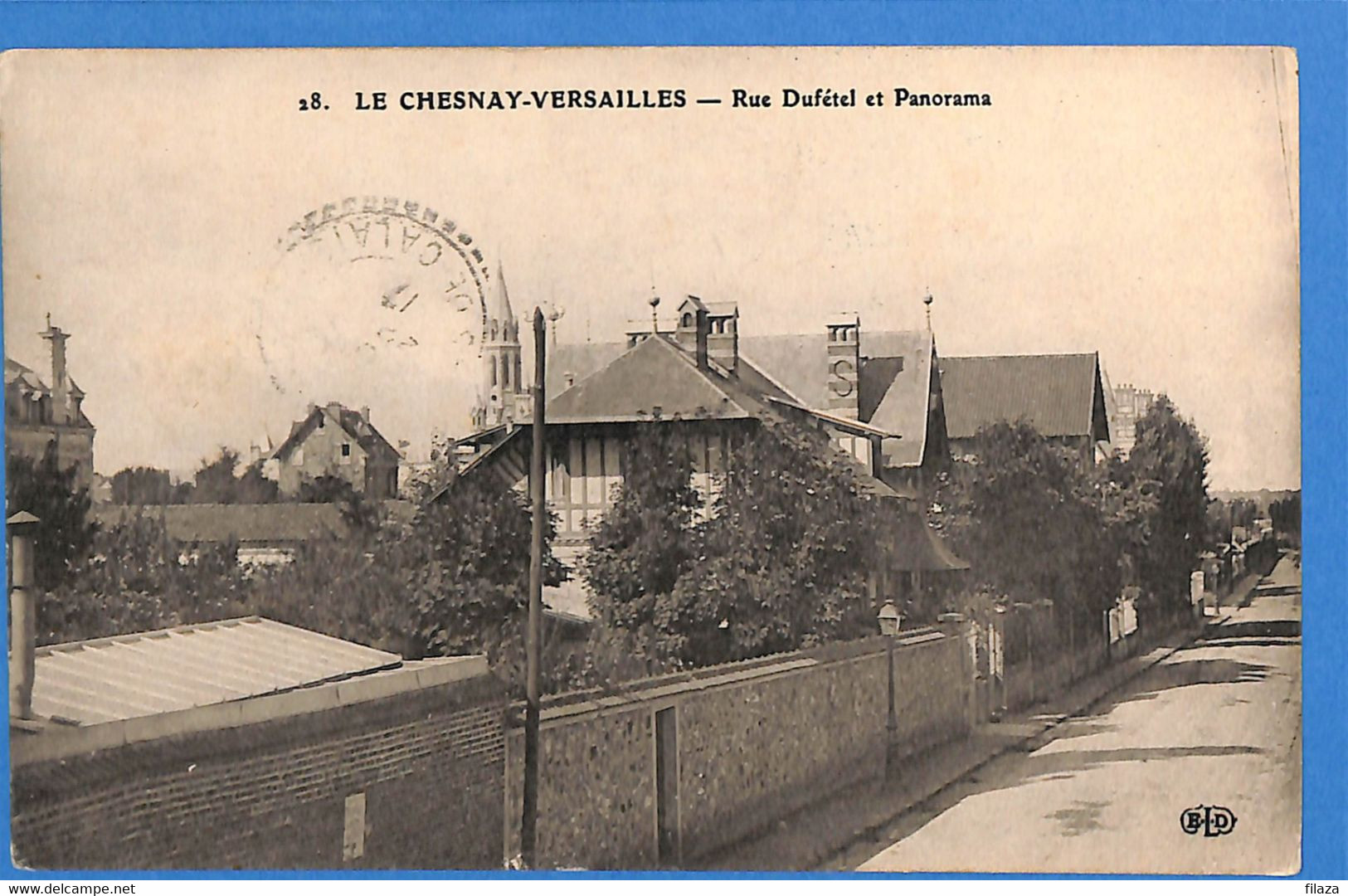 78 - Yvelines -  Le Chesnay Versailles - Rue Dufetel Et Panorama   (N5554) - Le Chesnay