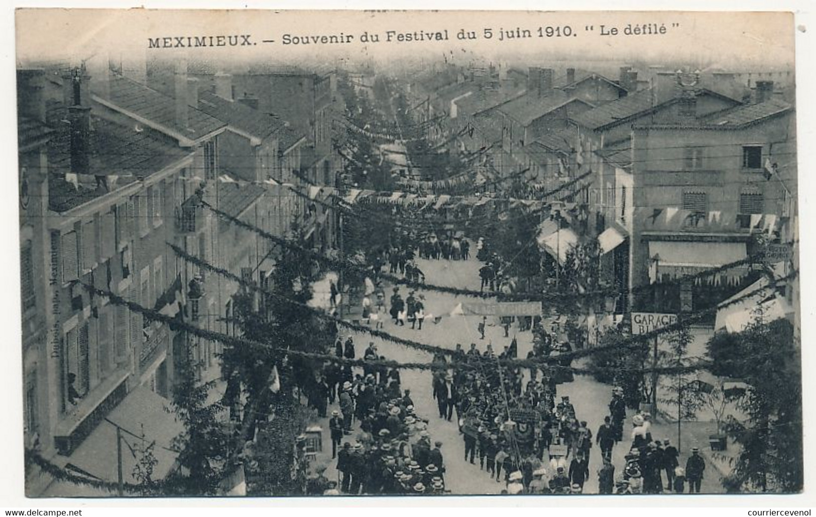 CPA - MEXIMIEUX (Ain) - Souvenir Du Festival Du 5 Juin 1910. "Le Défilé" - Non Classés