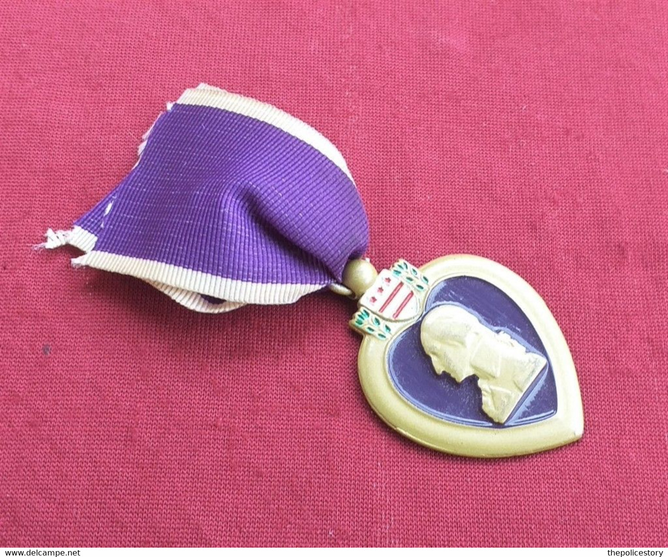 Purple Heart For Military Merit Stati Uniti Con Nastrino - Verenigde Staten