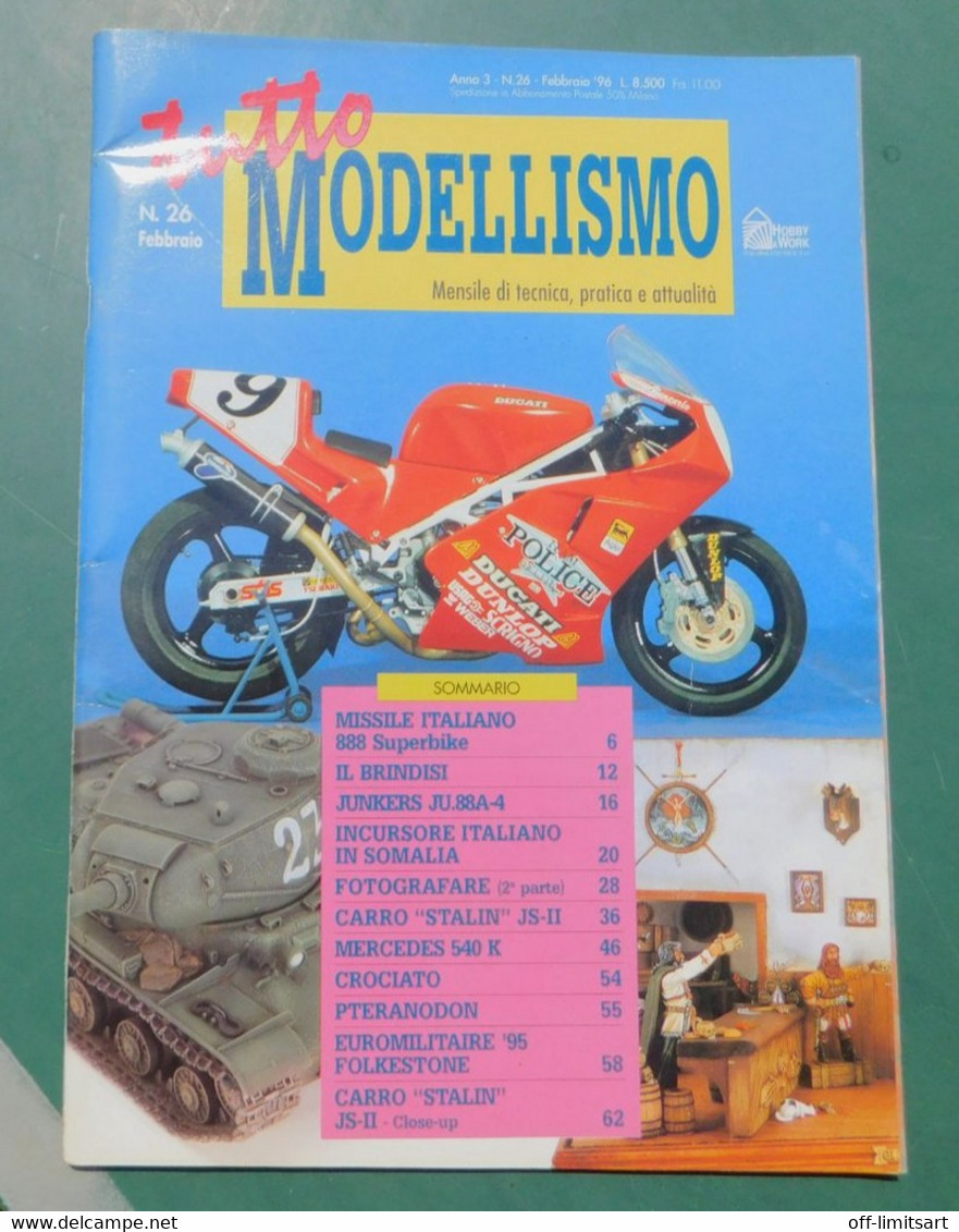 Rivista  TUTTO MODELLISMO  N.26/1996, Con Illustrazioni 29x21 - Other & Unclassified