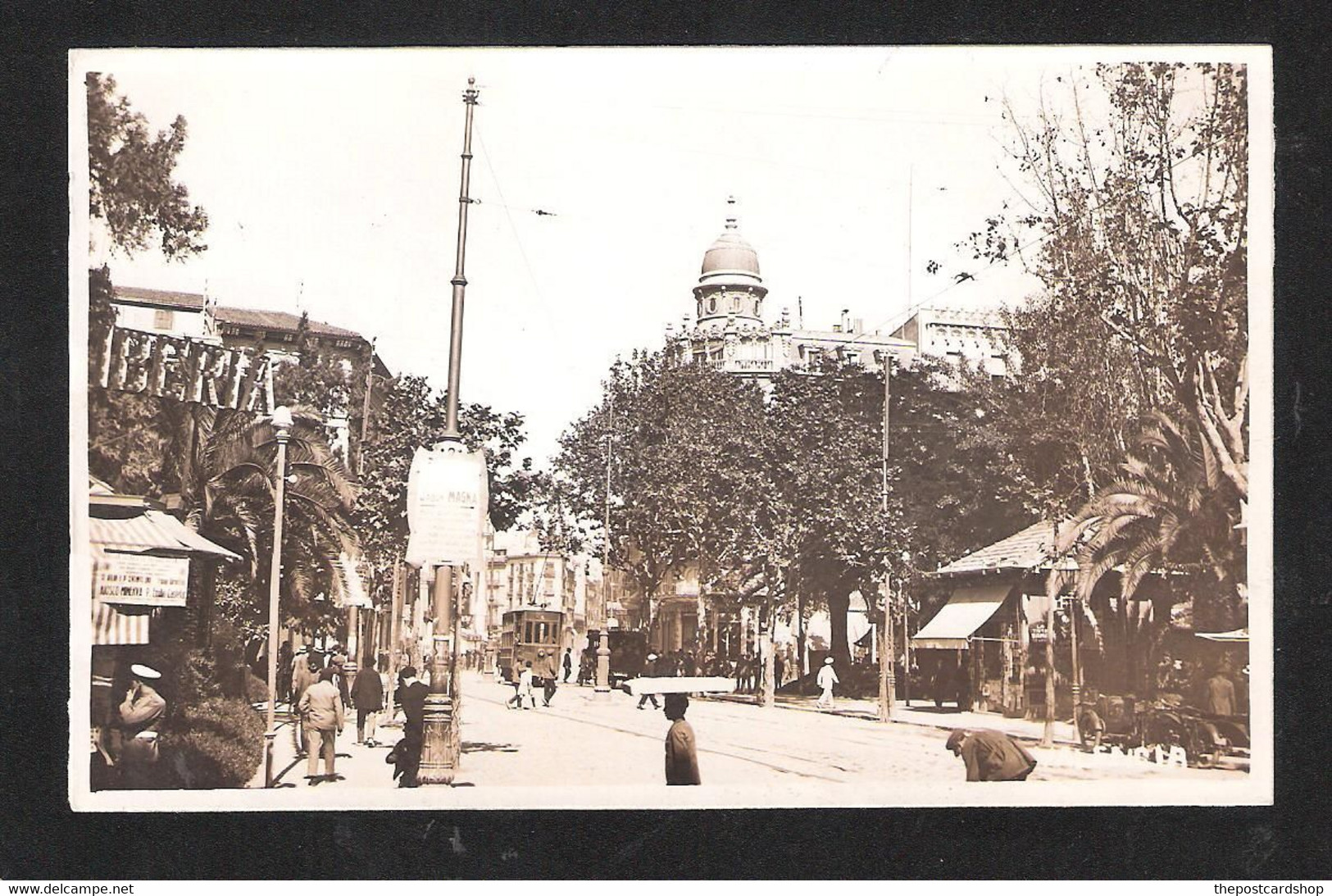 CPA TRAM REAL PHOTO RP VALENCIA ESPANA  SPAIN RARE ! - Valencia