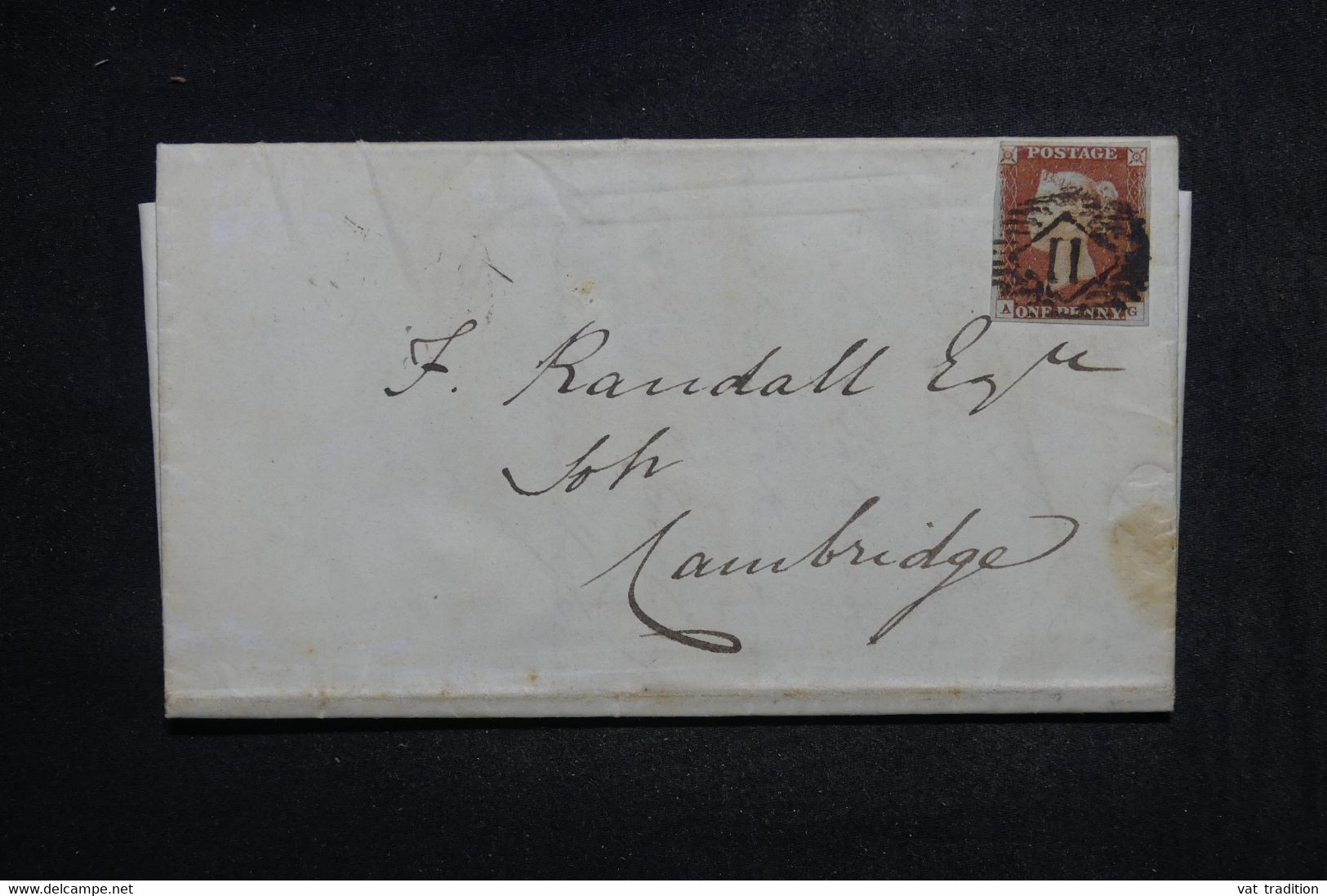 ROYAUME UNI - One Penny Sur Lettre Pour Cambridge En 1846 - L 102733 - Lettres & Documents