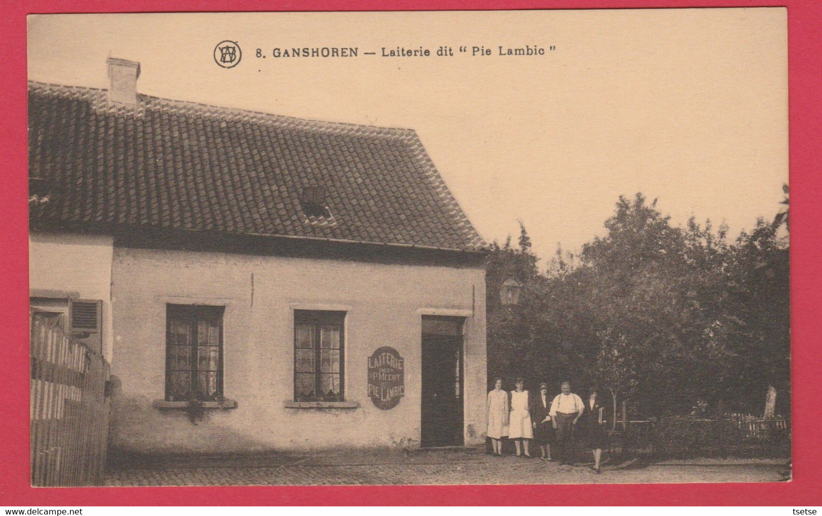 Ganshoren - Laiterie Dit " Pie Lambic "  ( Voir Verso ) - Ganshoren