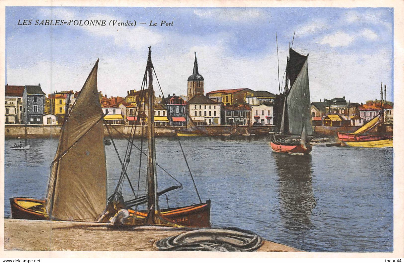 ¤¤   -   LES SABLES D'OLONNE  -  Lot De 3 Cartes Du Port , Plage .....   -  ¤¤ - Sables D'Olonne