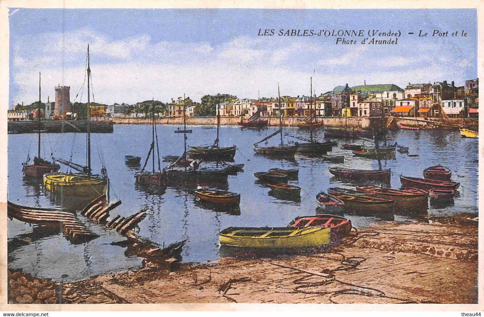 ¤¤   -   LES SABLES D'OLONNE  -  Lot De 3 Cartes Du Port , Plage .....   -  ¤¤ - Sables D'Olonne