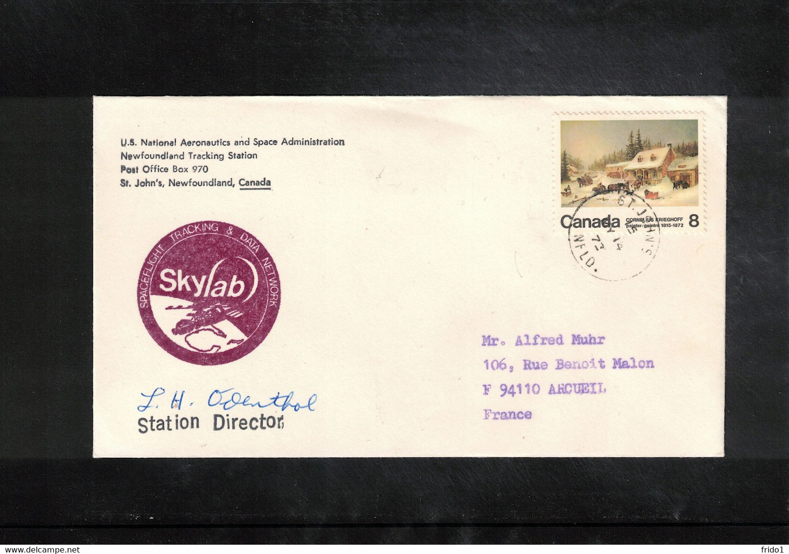 Canada 1973 Space / Raumfahrt Skylab - Newfoundland Tracking Station Support Interesting Cover - North  America