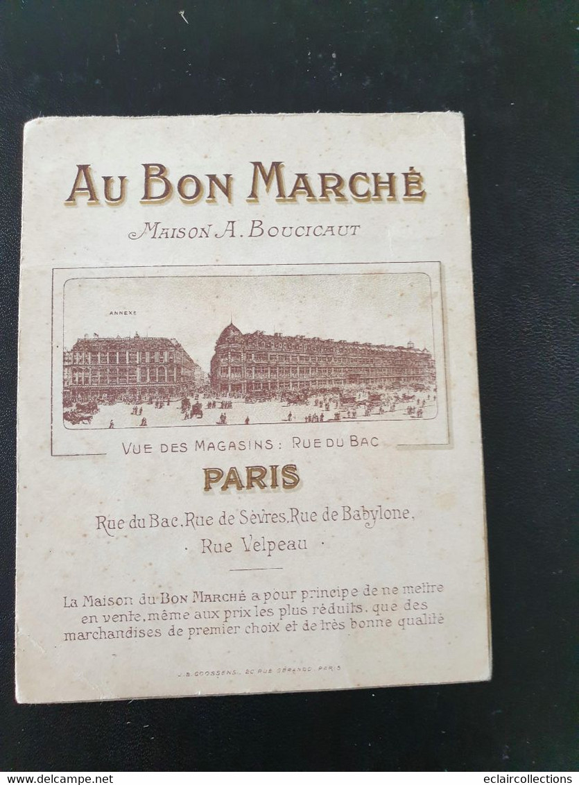 Image  Système A Dépliant   Au Bon Marché  J De La Fontaine . Le Renard Et Les Raisins   (voir Scan) - Sonstige & Ohne Zuordnung