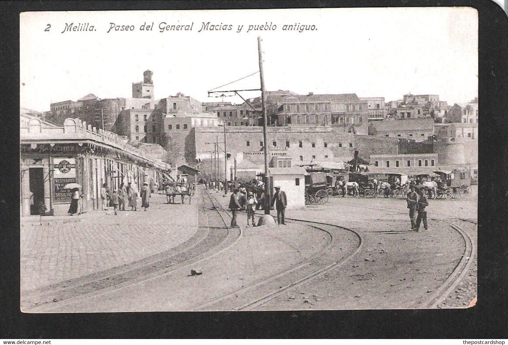 Spain - Melilla - No2 Paseo Del General Macias Y Pueblo Antiguo SPANISH MOROCCO - Melilla