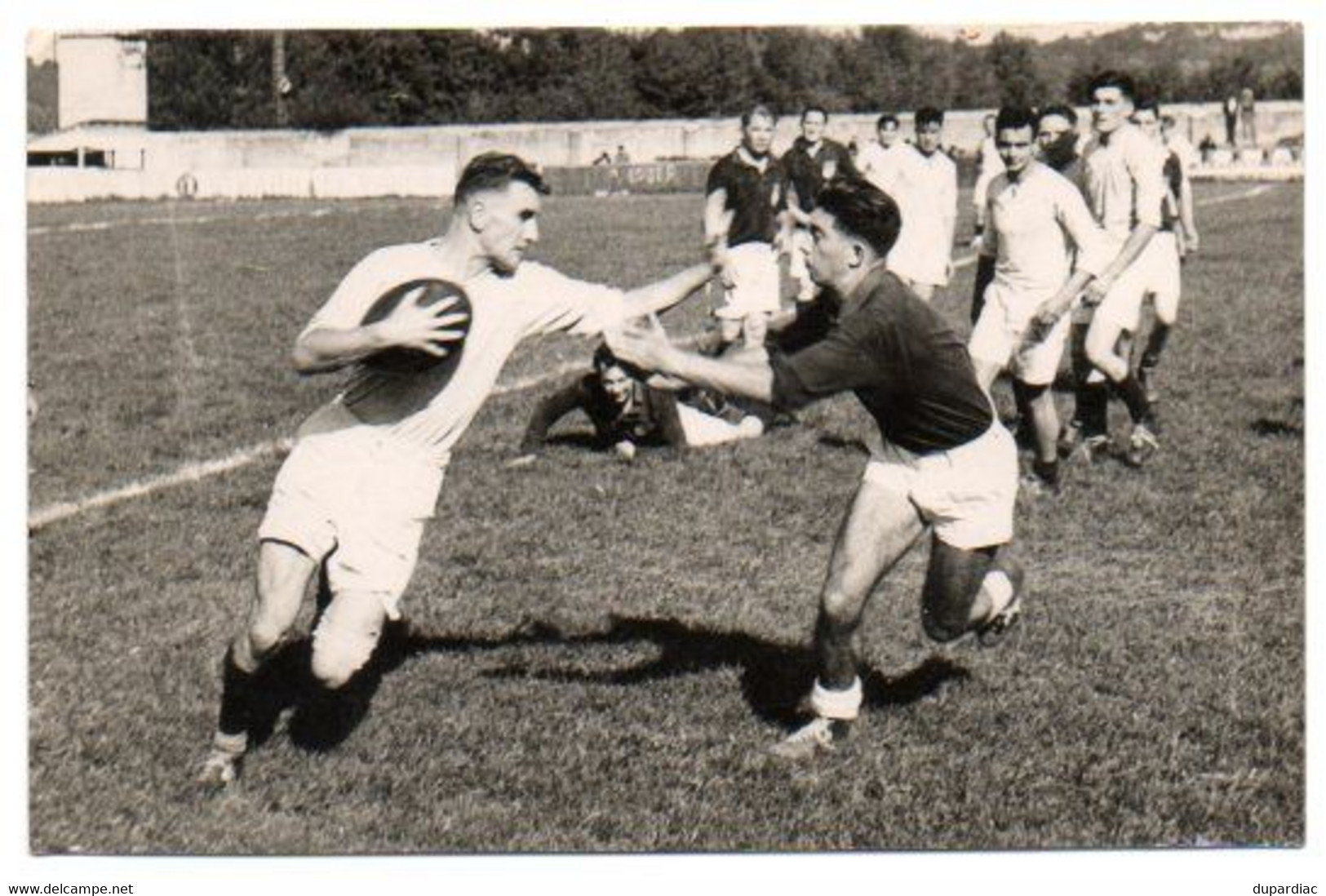 Photo RUGBY TARBES : Action De Jeu, Match Oloron - Stado, Le 4 -10 - 42, Dimensions Carte Photo. - Rugby