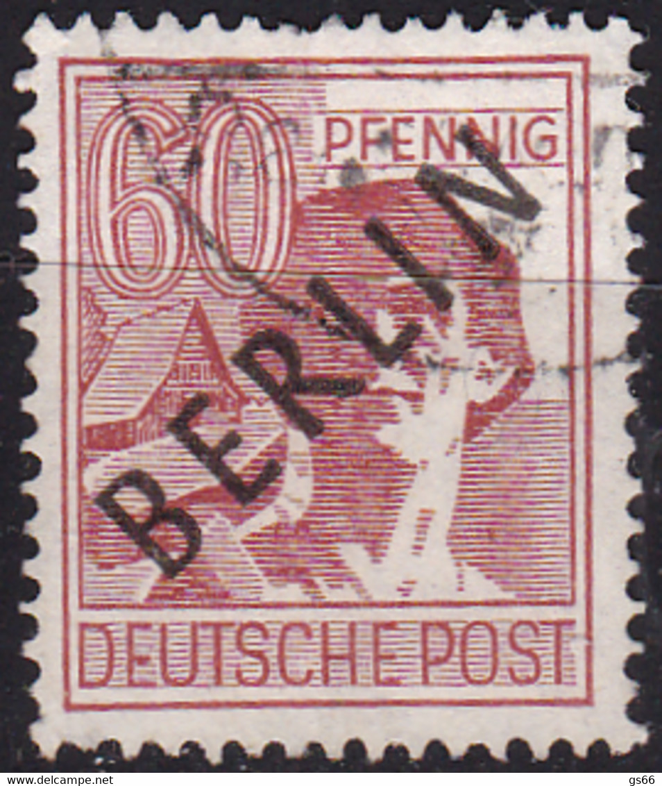 Berlin, 1948, 14,  Used Oo, Geprüft, Schwarzaufdruck - Used Stamps