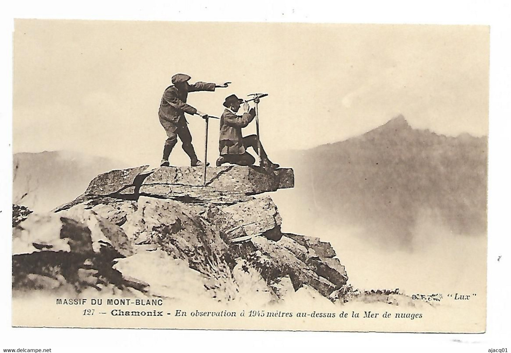 74 Chamonix En Observation D 1945 M   Au Dessus De La Mer De Nuages - Chamonix-Mont-Blanc
